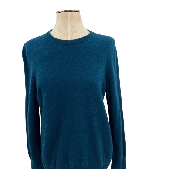 Naadam The Original Cashmere Sweater Peacock Blue Size Large - Picture 4 of 13